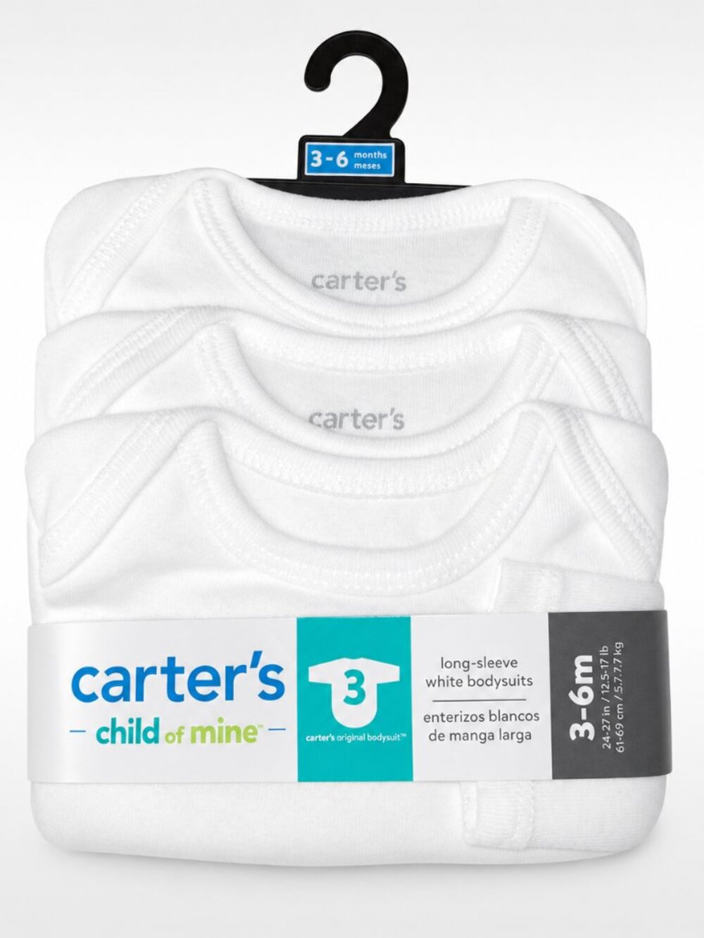 Carter's 3-6 months baby bodysuit and Carter's 0-3 months sock NEW (NWT)